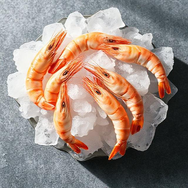 prawn seafood raw ice